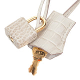 Herm�s 30cm Birkin Beton Matte Alligator Gold Hardware