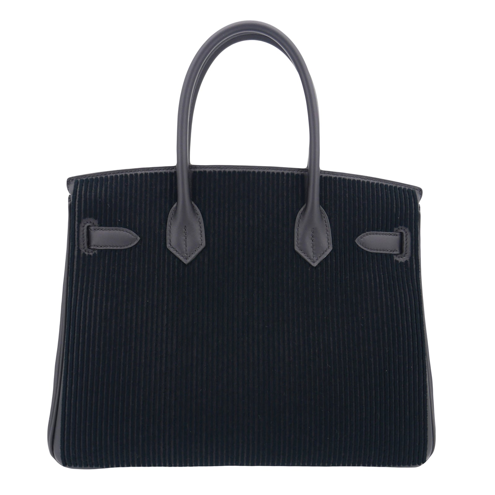 Hermès 30cm Birkin Black C√¥te √† C√¥te Tuffetage Caban Swift