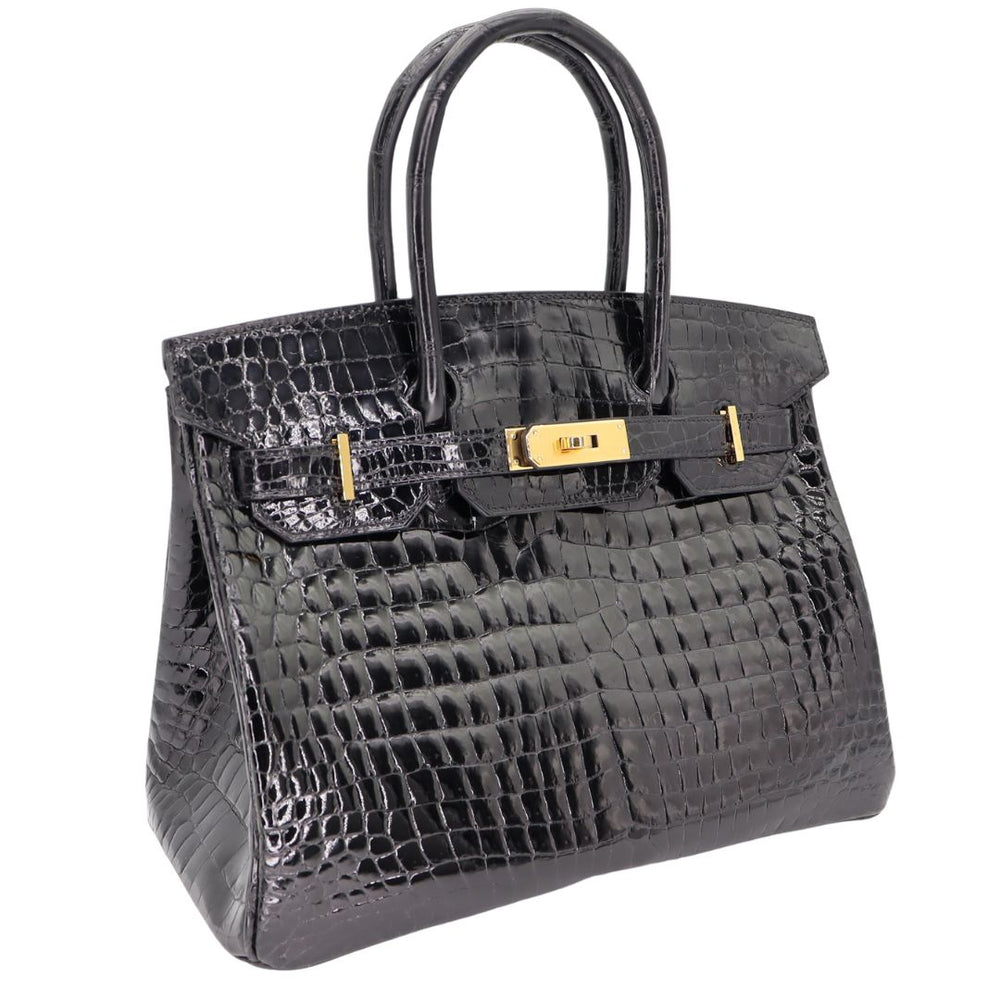 Birkin bag all black shop
