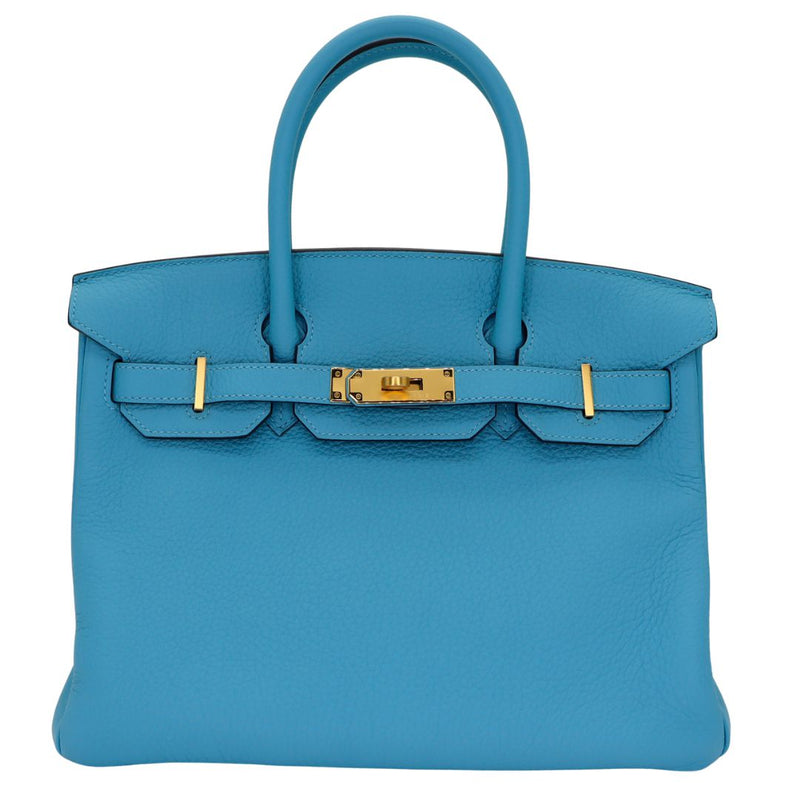 Herm�s 30cm Birkin Bleu Du Nord Togo Leather Gold Hardware