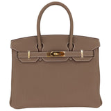 Herm�s 30cm Birkin Etoupe Togo Leather Gold Hardware