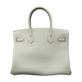 Herm�s 30cm Birkin Gris Neve Togo Leather Gold Hardware