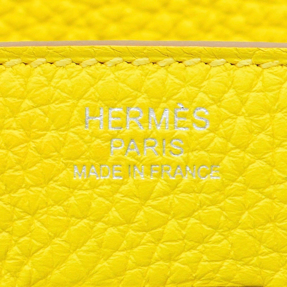 Hermès 30cm Birkin Lime Clemence Leather Palladium Hardware