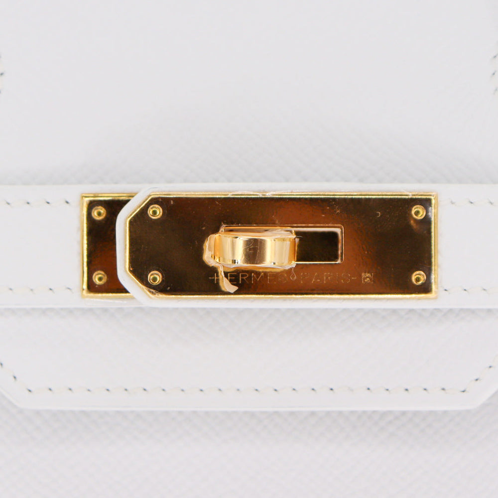 Hermès 30cm Birkin White Epsom Leather Gold Hardware exclusive at