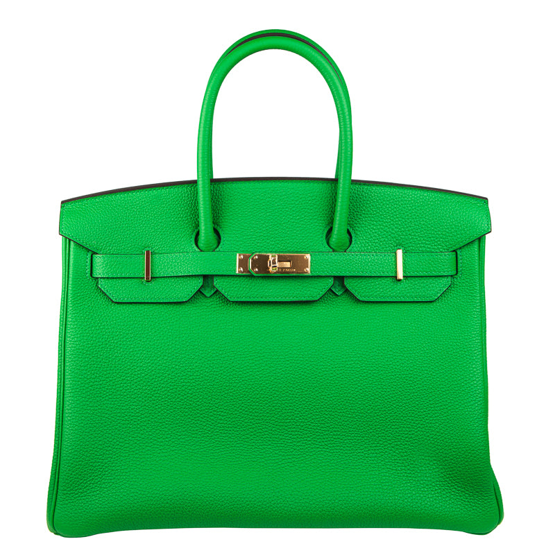 Herm√®s 35cm Birkin Bambou Togo GHW