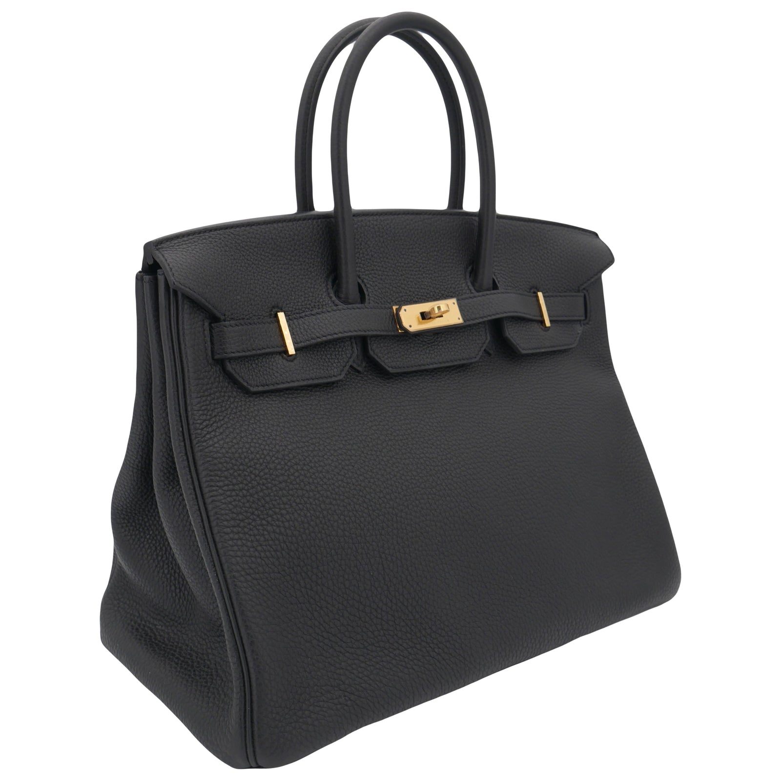 Hermès 35cm Birkin Black Togo Leather Gold Hardware Hermès 35cm Birkin Black Togo Leather Gold Hardware