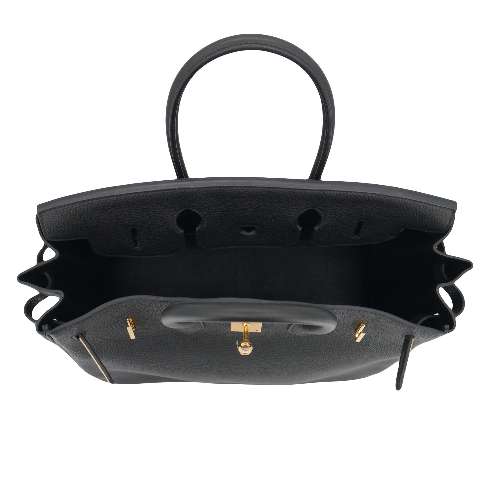 HERMES Birkin 35 ハンドバッグ ブラック Hermès 35cm Birkin Black Togo Leather Gold Hardware exclusive at