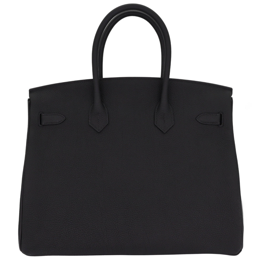 Hermès 35cm Birkin Black Togo Leather Palladium Hardware exclusive