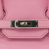 Herm√®s 35cm Birkin Bubblegum Clemence Palladium Hardware