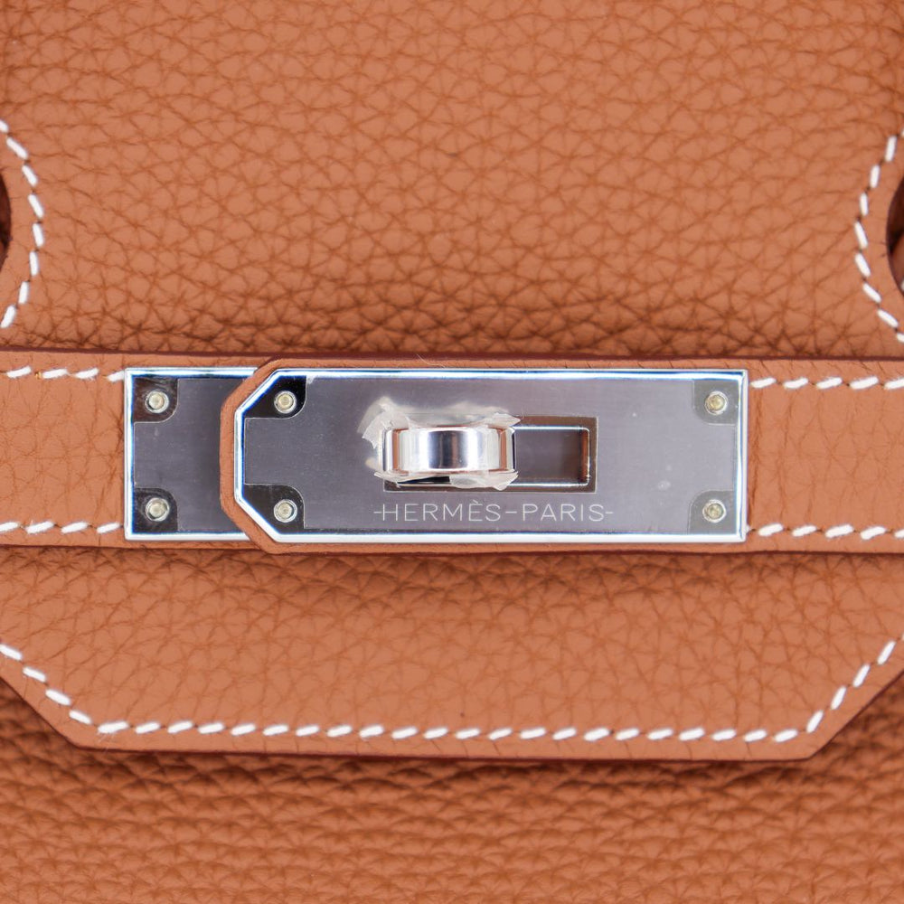 Hermès 35cm Birkin Gold Togo Leather Palladium Hardware exclusive