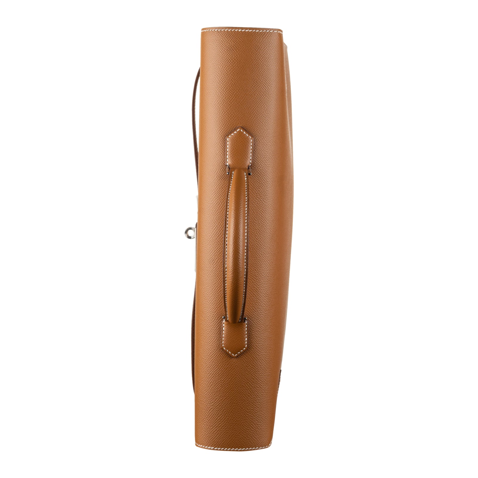 Hermès 38cm Kelly Depeche Gold Epsom Leather Palladium Hardware