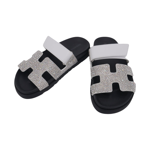 Herm�s Chypre Crystal Sandals