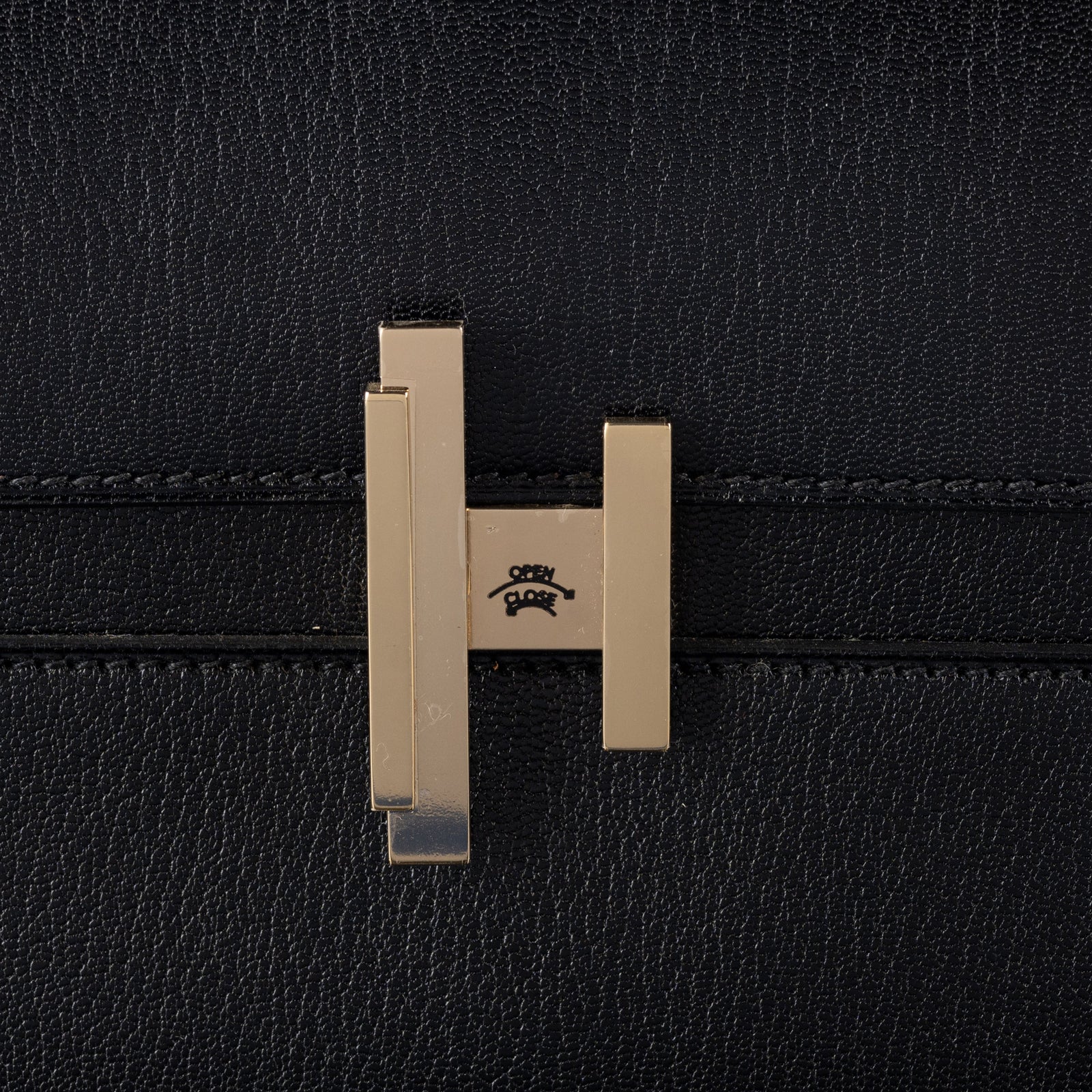 Hermès Cinhetic Black Box Calf Leather PHW exclusive at Privé Porter