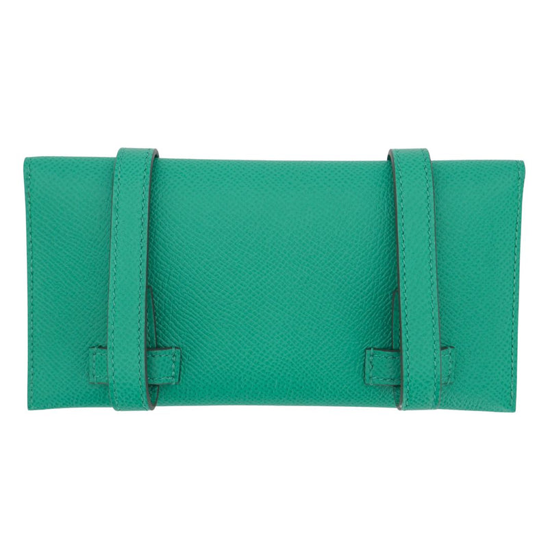 Herm�s Kelly Doll Picto Vert Fizz Epsom Leather PHW