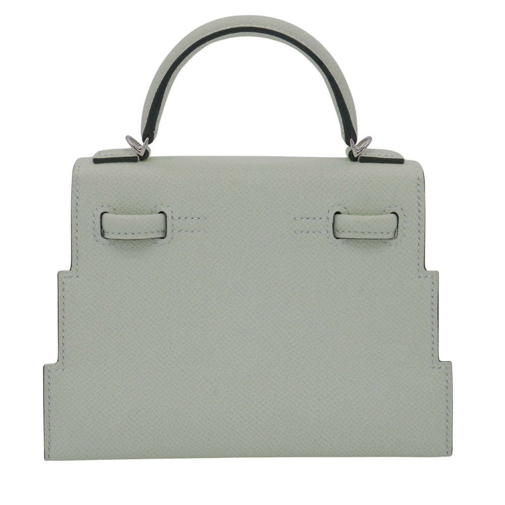 Hermès Kelly Doll Picto Vert Fizz Epsom Leather PHW exclusive at