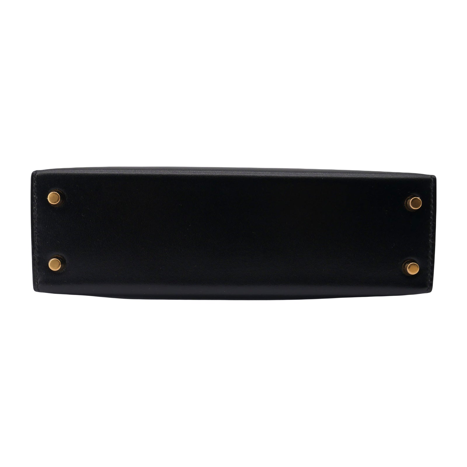 Hermès Kelly II Sellier Mini Black Box Calf Leather GHW exclusive