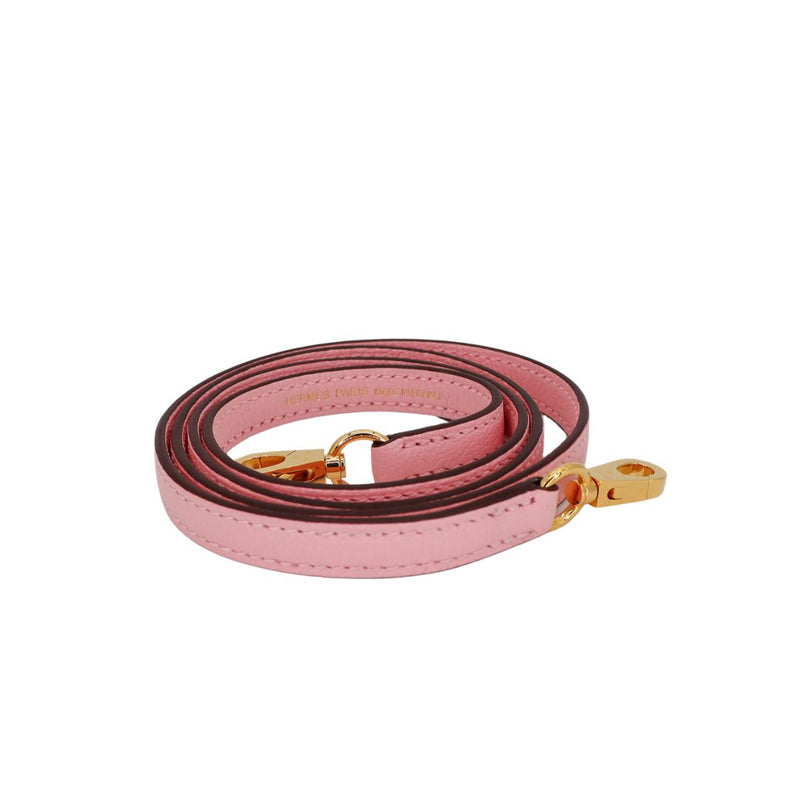 Herm�s Kelly Mini II HSS Jaune Citron/Rose Sakura Ch√®vre Leather Rose Gold Hardware