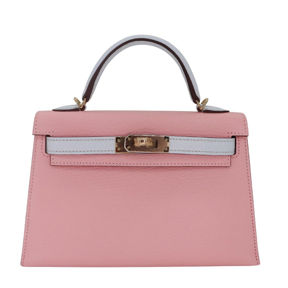【⠀さくら  】エルメス セレナ 56 カシミヤ レザー Hermes-Kelly-Mini-II-HSS-Rose-