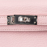 Herm�s Kelly Mini II Rose Sakura Ch√®vre Leather PHW