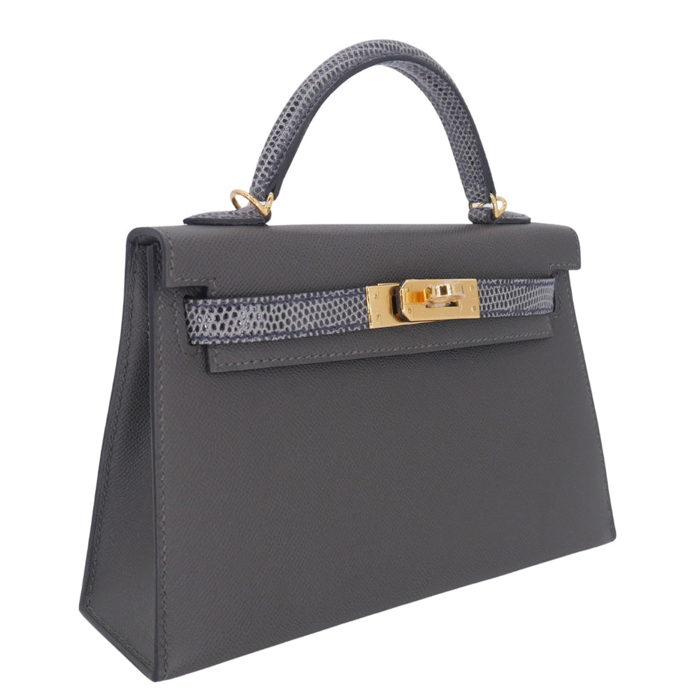 Hermès Kelly II Sellier Mini Touch Graphite/Ardoise Madame – Privé
