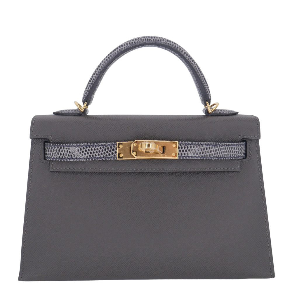 Hermès Kelly II Sellier Mini Touch Graphite/Ardoise Madame – Privé