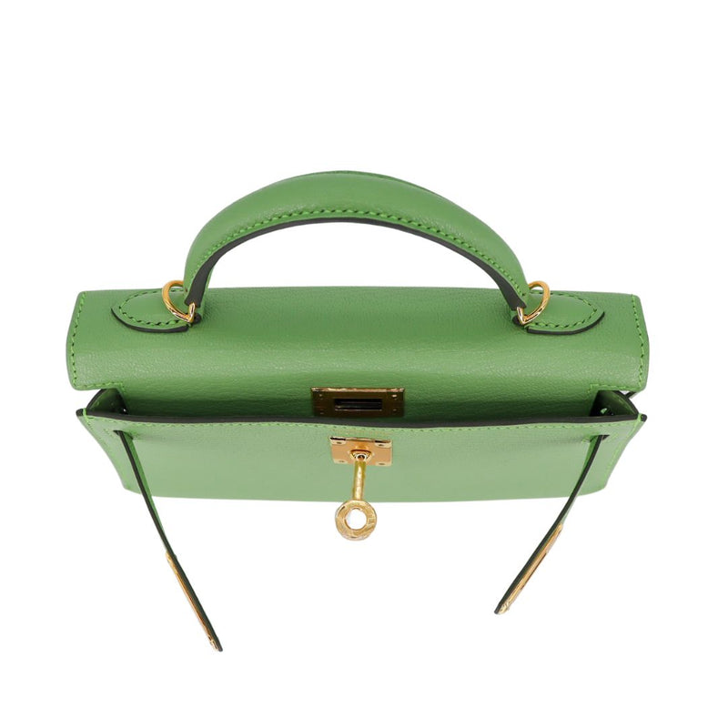 Hermes Kelly Kelly Green Leather Handbag Hermès Kelly II Sellier