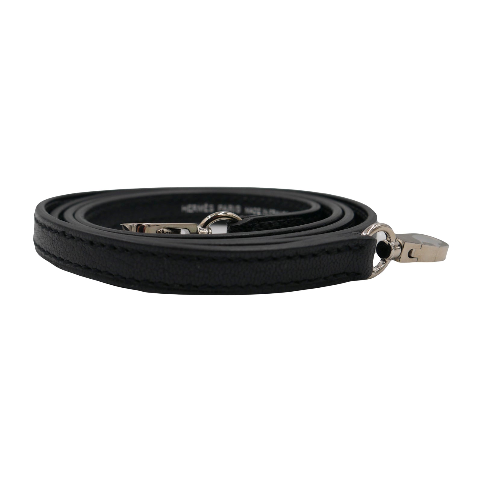 Hermès Kelly II Sellier Mini Black Chevre Leather PHW exclusive at