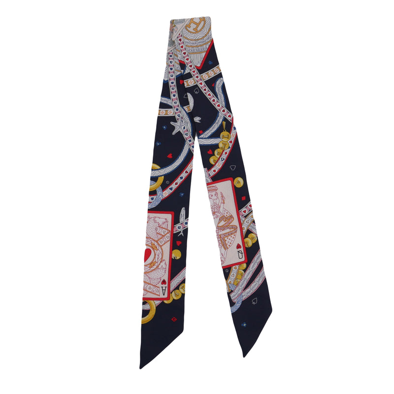 Hermès Queen of Hearts Twilly exclusive at Privé Porter