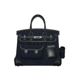 Hermès 35cm Birkin Cargo Bleu Marine PHW