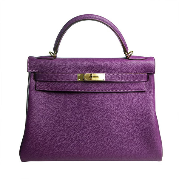 Priv√© Porter - Herm√©s 32cm Kelly Anemone Togo GHW